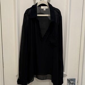 Olive & Oak Elegant Black Blouse